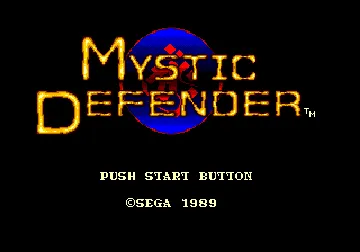 Mystic Defender (USA, Europe) screen shot title